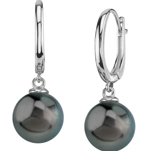 Tahitian South Sea Pearl Huggie Tania Earrings