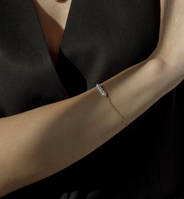 14K Gold Freshwater Pearl Addie Bracelet