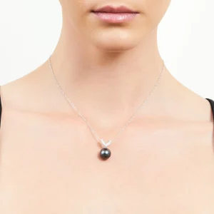 Tahitian South Sea Pearl & Diamond Belissima Pendant