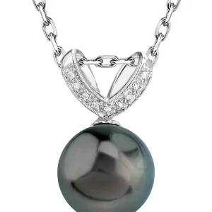 Tahitian South Sea Pearl & Diamond Belissima Pendant