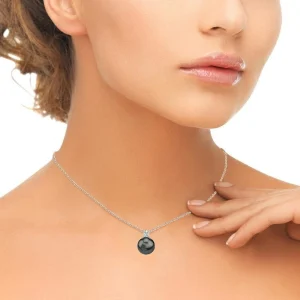 Tahitian South Sea Pearl & Diamond Ellie Pendant