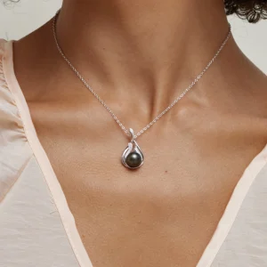 Tahitian South Sea Pearl & Diamond Layla Pendant