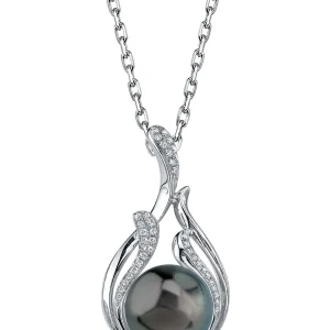 Tahitian South Sea Pearl & Diamond Layla Pendant
