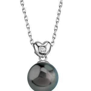 Tahitian South Sea Pearl & Diamond Lev Pendant