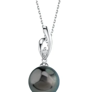 Tahitian South Sea Pearl & Diamond Lois Pendant