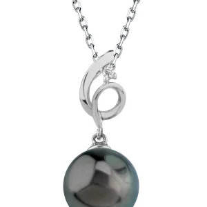 14K Gold Tahitian South Sea Pearl & Diamond Symphony Pendant