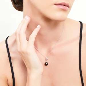14K Gold Tahitian South Sea Pearl & Diamond Symphony Pendant