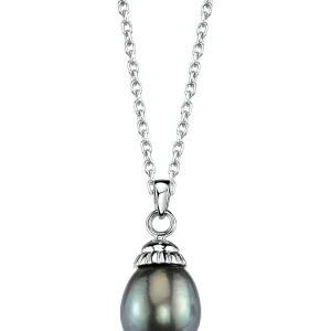 14K Gold Tahitian South Sea Pearl Devon Pendant