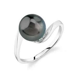 14K Gold Tahitian South Sea Pearl Felice Ring