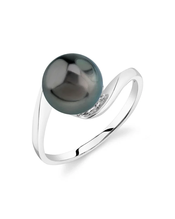 14K Gold Tahitian South Sea Pearl Felice Ring
