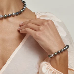 Tahitian South Sea Pearl Drop Shape Bracelet