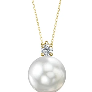 White South Sea Pearl & Diamond Ellie Pendant